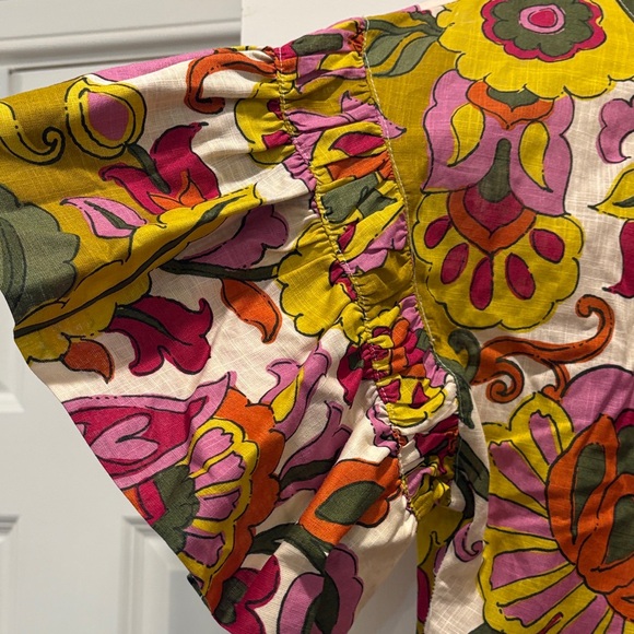 Misa Los Angeles Floral Mini Dress - Pink and Yellow - NWT - Picture 3 of 8